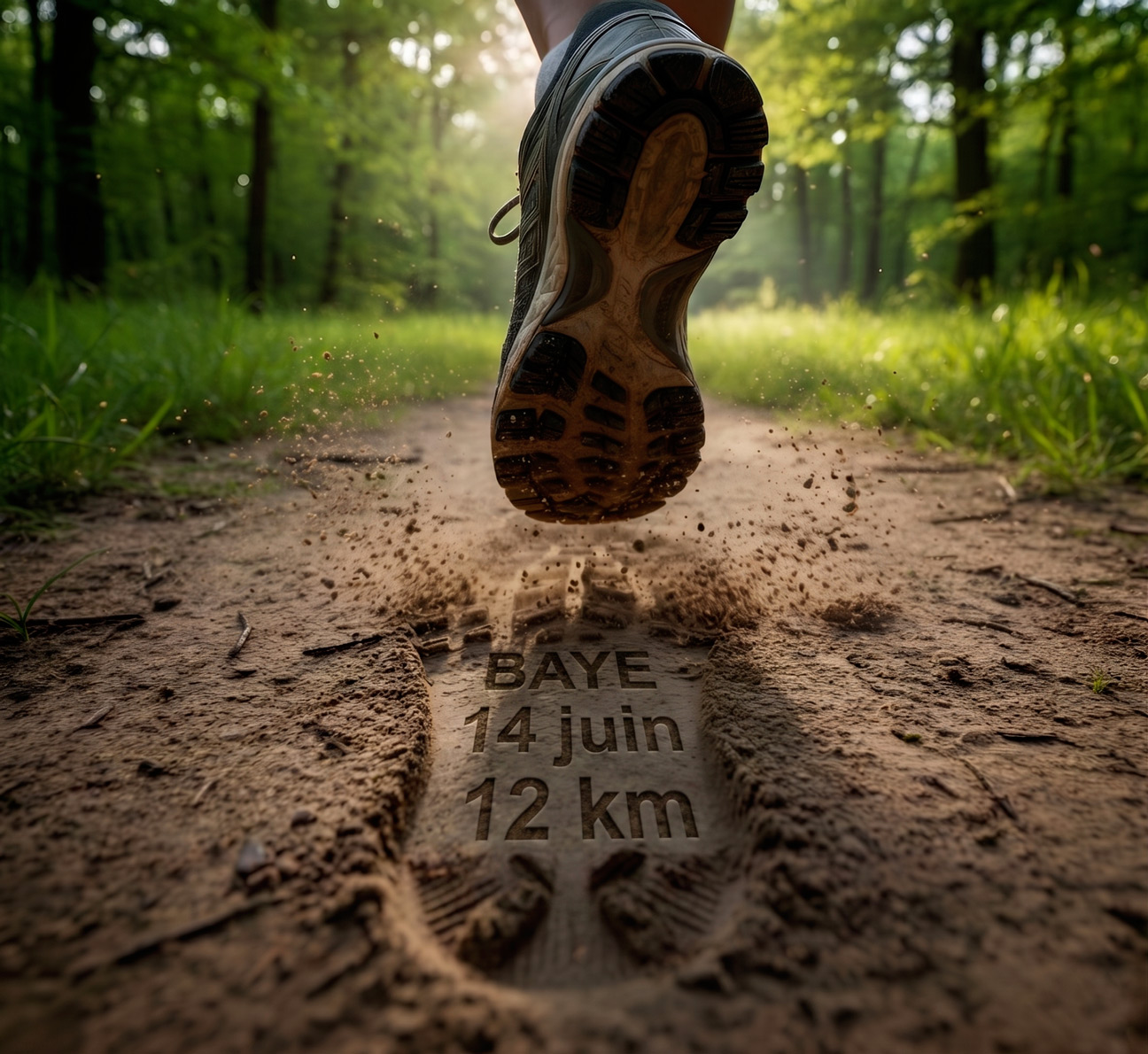 Ambiance course nature à Baye